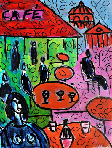Have a drink di Jean Mirre, Pittura in vendita su Singulart