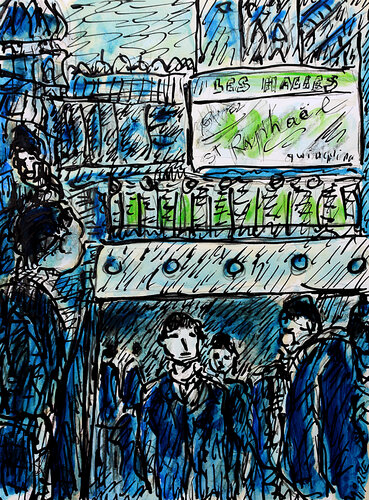Bouche de métro von Jean Mirre, Malerei kaufen auf Singulart