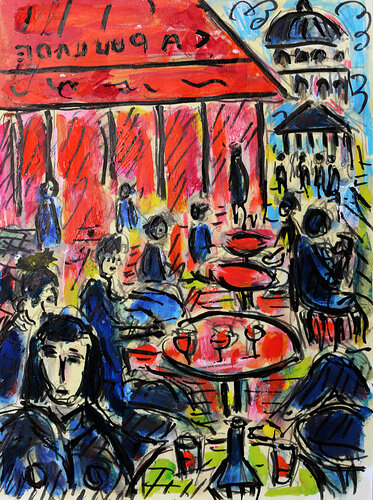 Rue Soufflot de Jean Mirre, Pintura a la venta en Singulart