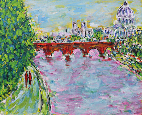 Paris Pont des Arts Jean Mirre