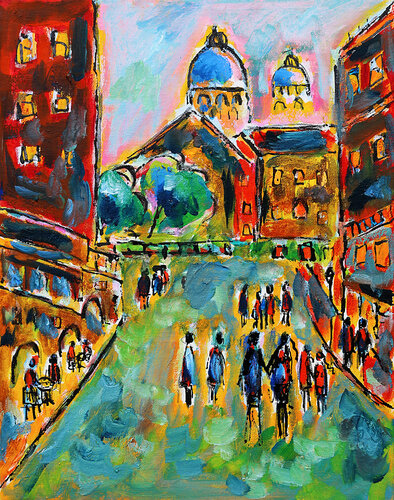 Vers Pigalle di Jean Mirre, Pittura in vendita su Singulart