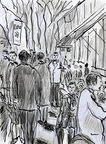 exTant de choses à voir van Jean Mirre, Schilderij te koop op Singulart