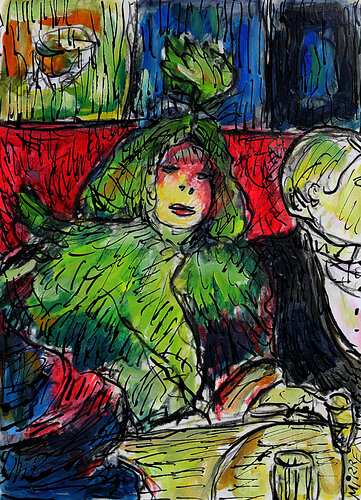 Au Rat Mort d'après Toulouse-Lautrec von Jean Mirre, Malerei kaufen auf Singulart