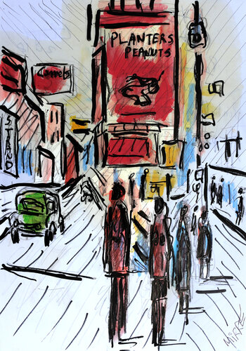 Planters Peanuts by Jean Mirre, Painting for Sale on Singulart