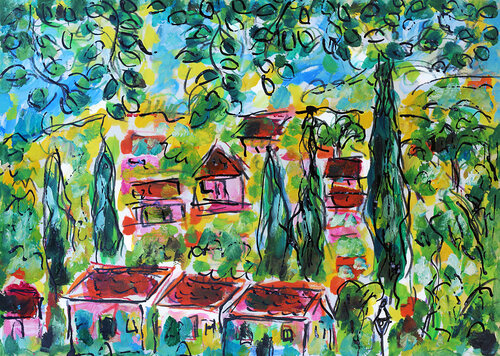 On dirait le sud by Jean Mirre, Painting for Sale on Singulart