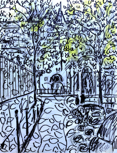 Hôtel de Clisson by Jean Mirre, Painting for Sale on Singulart