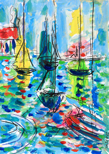 Voiliers von Jean Mirre, Malerei kaufen auf Singulart