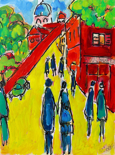 Vieux Paris by Jean Mirre, Painting for Sale on Singulart