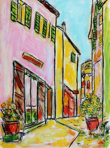 Persiennes by Jean Mirre, Painting for Sale on Singulart