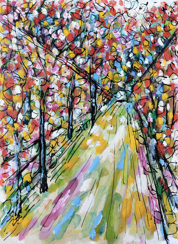 Villa Ermitage by Jean Mirre, Painting for Sale on Singulart