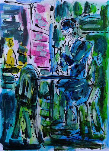 Pensive van Jean Mirre, Schilderij te koop op Singulart