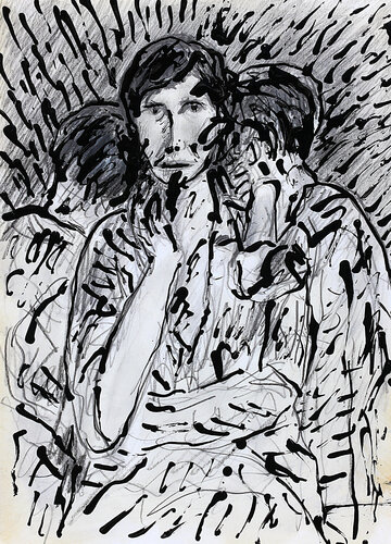 Mother and children by Jean Mirre, 油畫 for Sale on Singulart