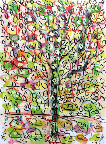 GMO Tree by Jean Mirre, Painting for Sale on Singulart