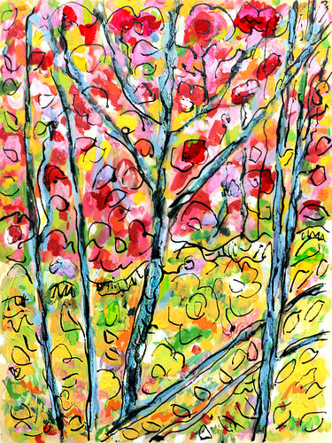 Bois de lilas by Jean Mirre, 絵画 for Sale on Singulart