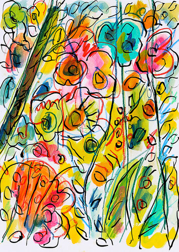 Prairie by Jean Mirre, Painting for Sale on Singulart