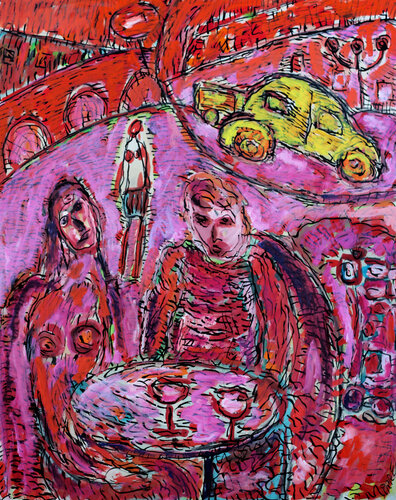 Car story van Jean Mirre, Schilderij te koop op Singulart