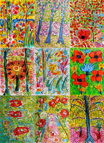 Jardin Songe by Jean Mirre, 회화 for Sale on Singulart