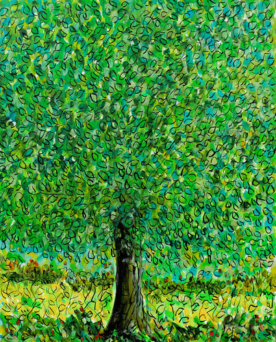 Forever tree van Jean Mirre, Schilderij te koop op Singulart