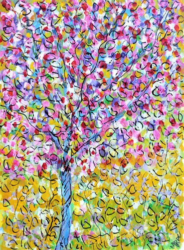 Bonheur by Jean Mirre, Painting for Sale on Singulart
