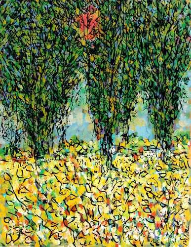 Soirs bleus d'été par Jean Mirre, Peinture en vente sur Singulart