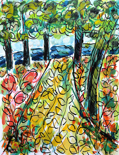 Aquitaine by Jean Mirre, Painting for Sale on Singulart