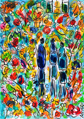 Niçoises van Jean Mirre, Schilderij te koop op Singulart