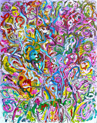 exGénie des plantes van Jean Mirre, Schilderij te koop op Singulart