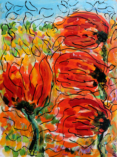 Par la grâce du vent by Jean Mirre, Painting for Sale on Singulart