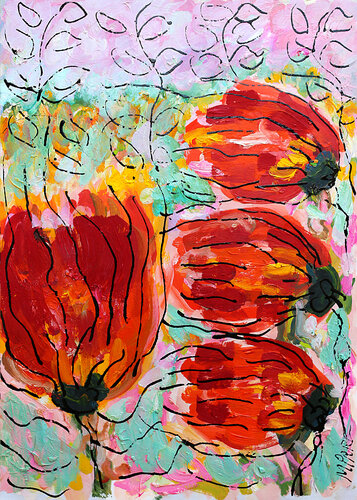 Par la force du vent van Jean Mirre, Schilderij te koop op Singulart