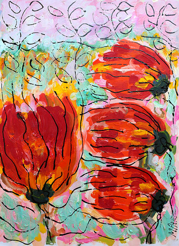 Par la force du vent by Jean Mirre, 회화 for Sale on Singulart