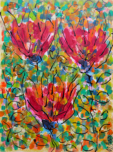 Tremolo par Jean Mirre, Peinture en vente sur Singulart