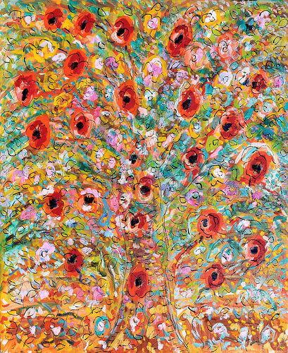 Arbre fleur von Jean Mirre, Malerei kaufen auf Singulart