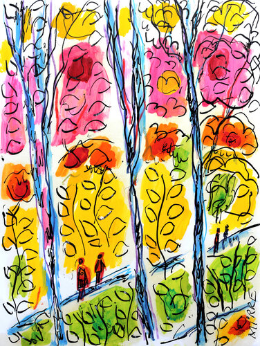 Paséo de Jean Mirre, Pintura a la venta en Singulart