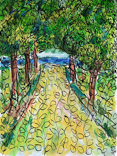 Vieux Boucau par Jean Mirre, Peinture en vente sur Singulart