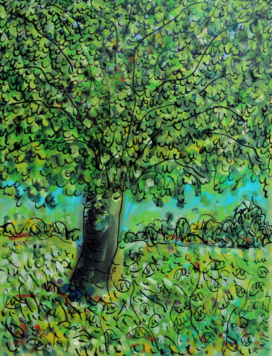 Dendrophile by Jean Mirre, Painting for Sale on Singulart