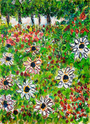 Sous-bois van Jean Mirre, Schilderij te koop op Singulart