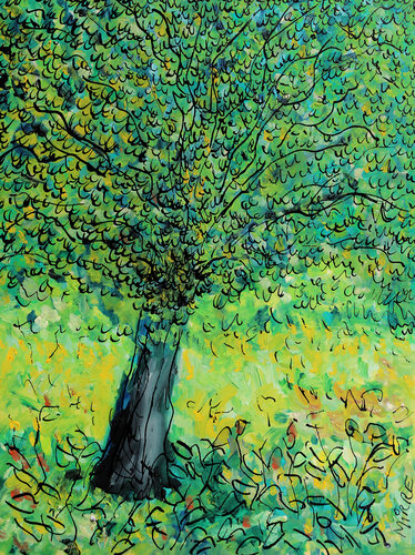 Treehugger by Jean Mirre, Painting for Sale on Singulart