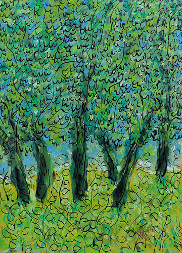 Oasis di Jean Mirre, Pittura in vendita su Singulart