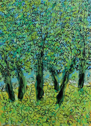 Oasis by Jean Mirre, Painting for Sale on Singulart