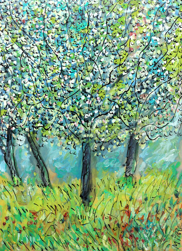 Verger par Jean Mirre, Peinture en vente sur Singulart