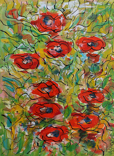 Herbes folles van Jean Mirre, Schilderij te koop op Singulart