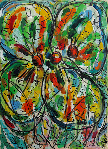 Shamrock story di Jean Mirre, Pittura in vendita su Singulart