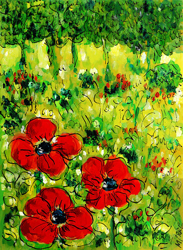 Clairière by Jean Mirre, Painting for Sale on Singulart