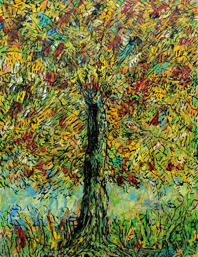 Grand Manitou van Jean Mirre, Schilderij te koop op Singulart