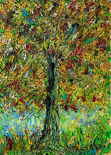 Grand Manitou van Jean Mirre, Schilderij te koop op Singulart