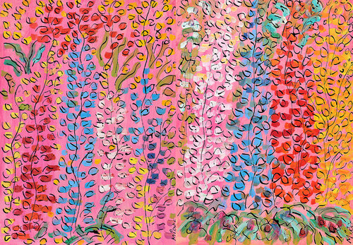 Nouveau printemps by Jean Mirre, Painting for Sale on Singulart