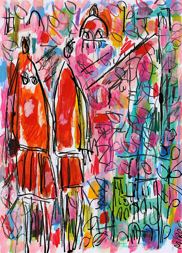 Revoir Paris van Jean Mirre, Schilderij te koop op Singulart