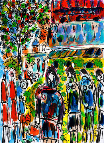 Toulouse di Jean Mirre, Pittura in vendita su Singulart