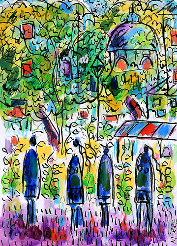 Avignon de Jean Mirre, Pintura a la venta en Singulart