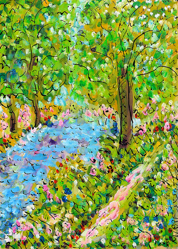 Loiret van Jean Mirre, Schilderij te koop op Singulart